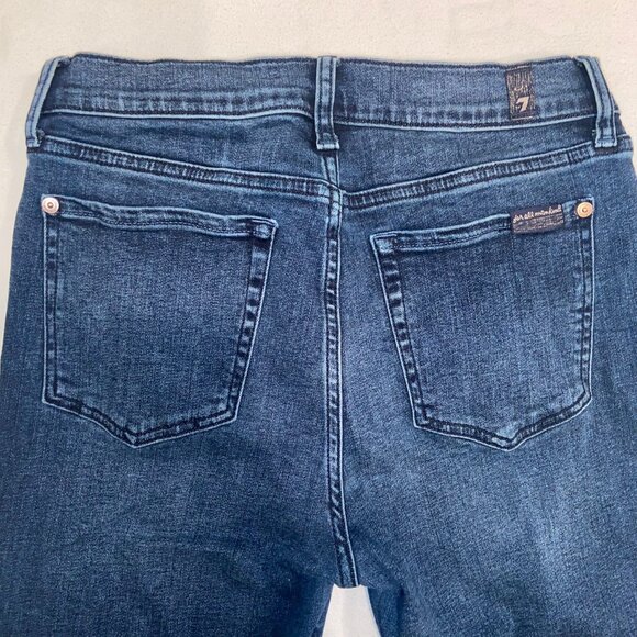 7 For All Mankind Gwenevere High Waist Ankle Jeans - Picture 2 of 10